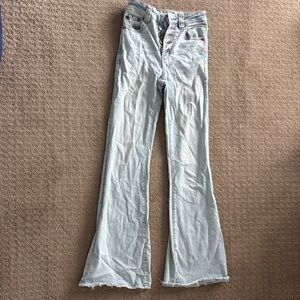 American Eagle Outfitters Light Wash Flare Jeans